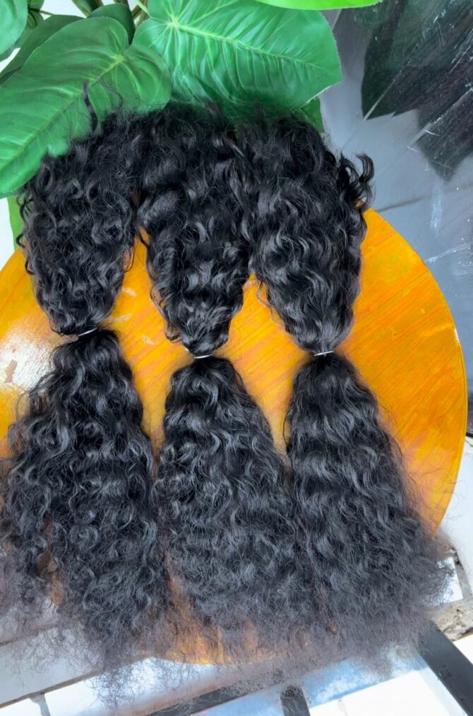 Indian Curly Micro Twists Extension 24''