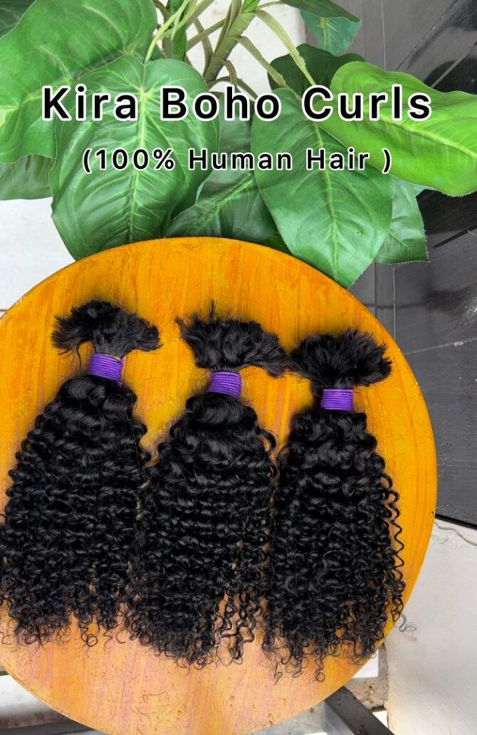 Kira Boho Curls 16 inches 100% HH