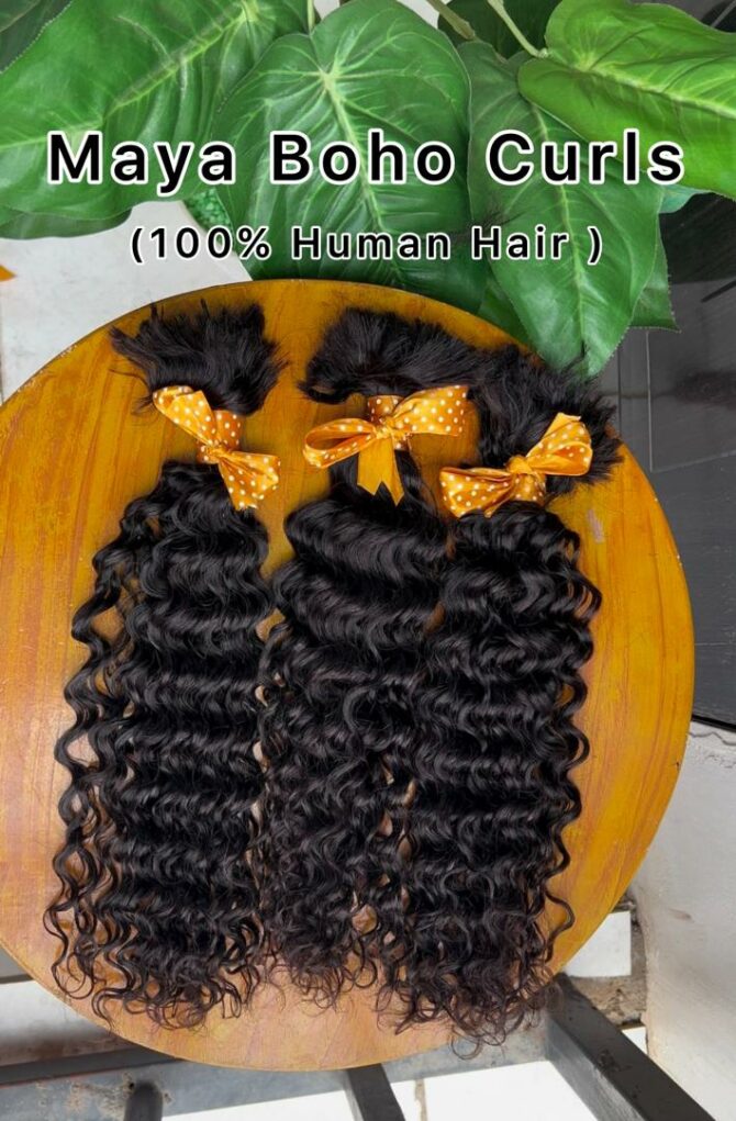 Maya Boho Curls 18" 100% HH