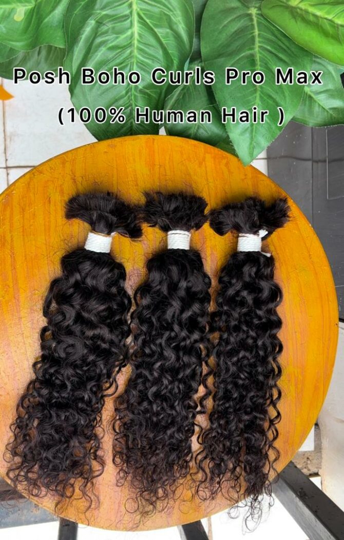 Posh Boho Curls Pro Max 18" 100% HH