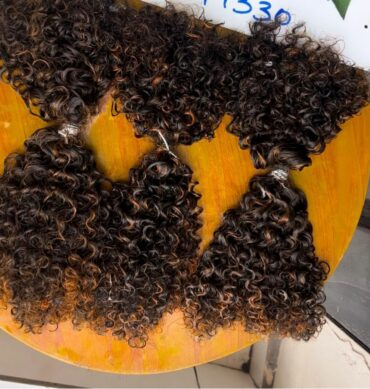 18 inches Curly Star Micro Twists Bundles in DB-GS