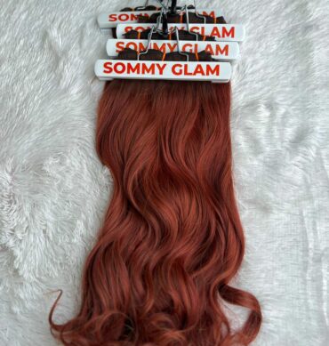 SM Weft Bundles Wavy in Ginger Luxe 4 in 1 Bundles
