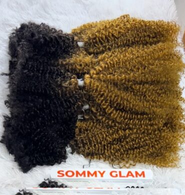 Exotic Curly Bundles 26" in 1B\Golden 1pc