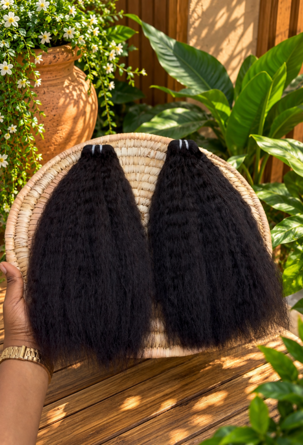 SUPER SOFT YAKI STRAIGHT WEFT BUNDLES 14''