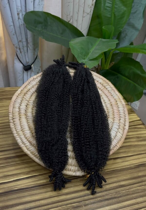 FLUFFED CROCHET KINKY 22''