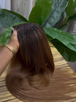 HYBRID BONESTRAIGHT WIG CARAMEL BROWN2