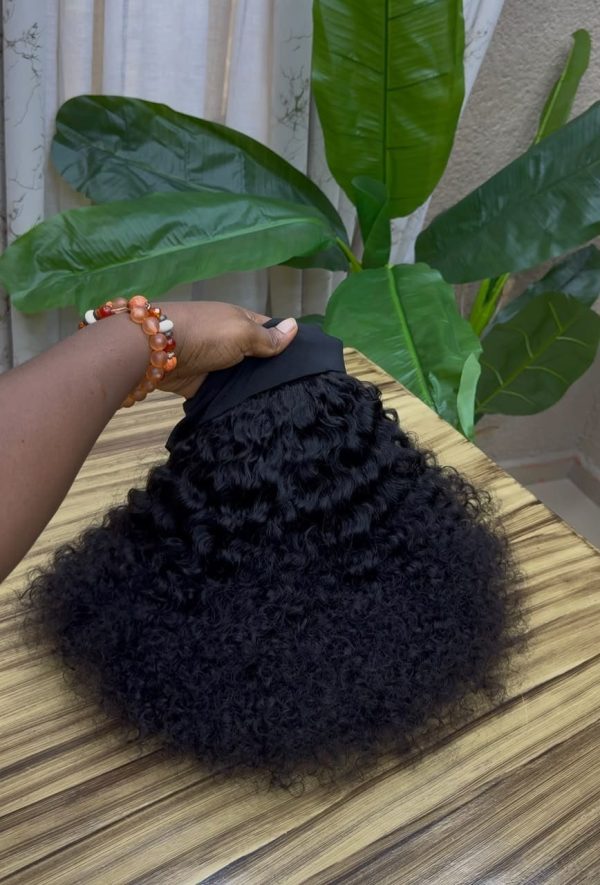 MG HUMAN HAIR BAND WIG 14''