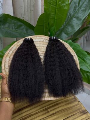 SUPER SOFT YAKI STRAIGHT WEFT BUNDLES 14''
