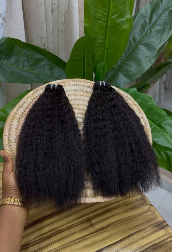 SUPER SOFT YAKI STRAIGHT WEFT BUNDLES 14''