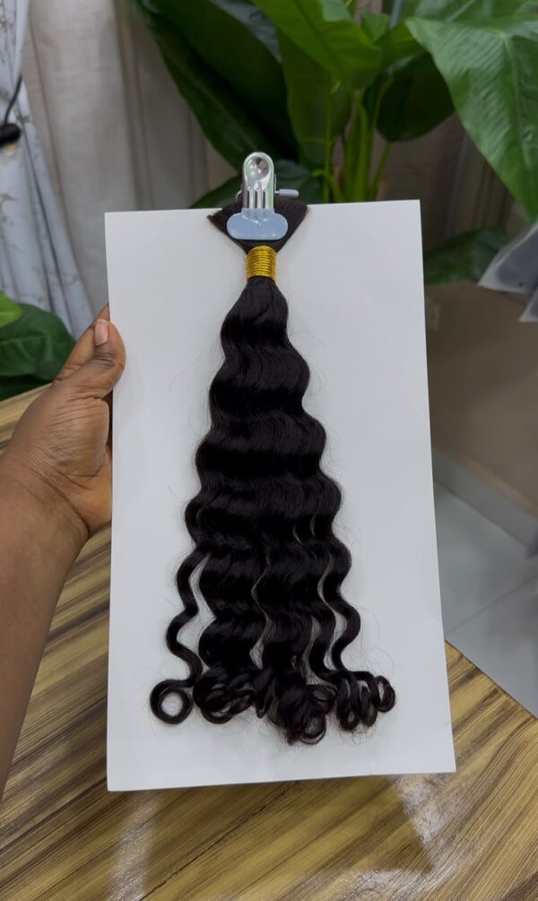 ANNA DEEP WAVE 100% HUMAN HAIR BULK 18''