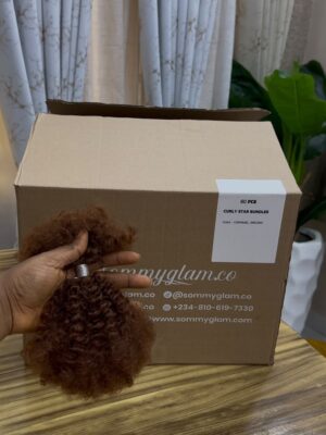 60 PCS DEAL CURLY STAR BUNDLES CARAMEL BROWN